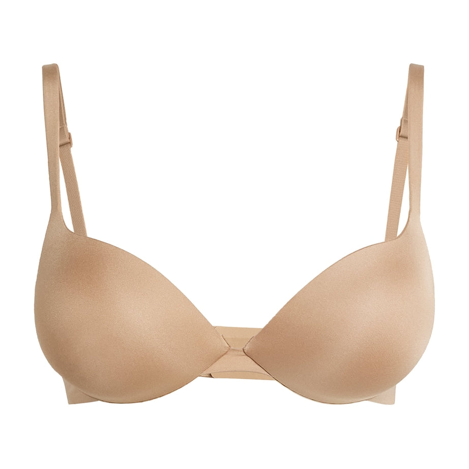 Skims Ivory Ultimate Push-Up Plunge Bra