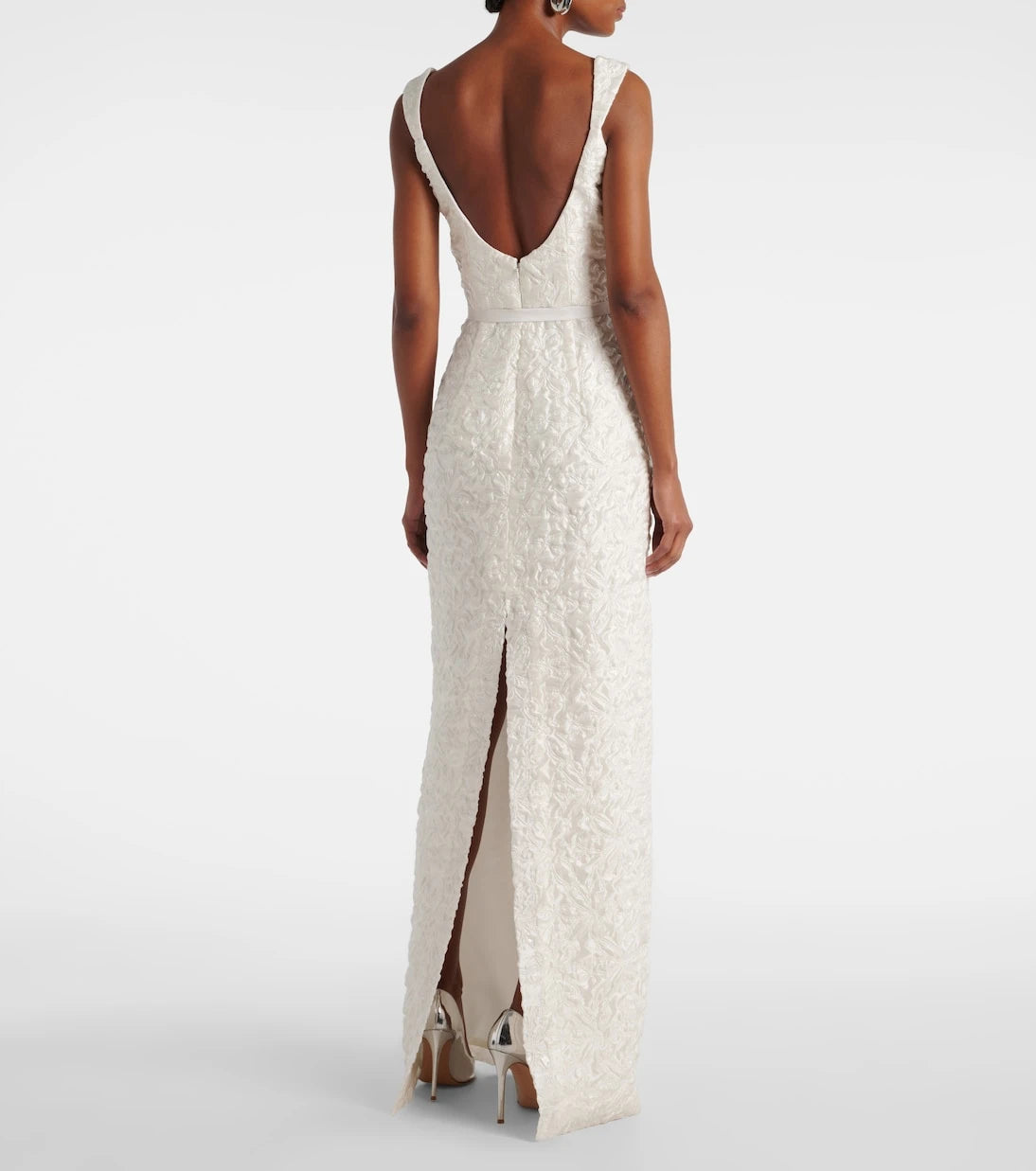 Markarian - Robin floral jacquard gown