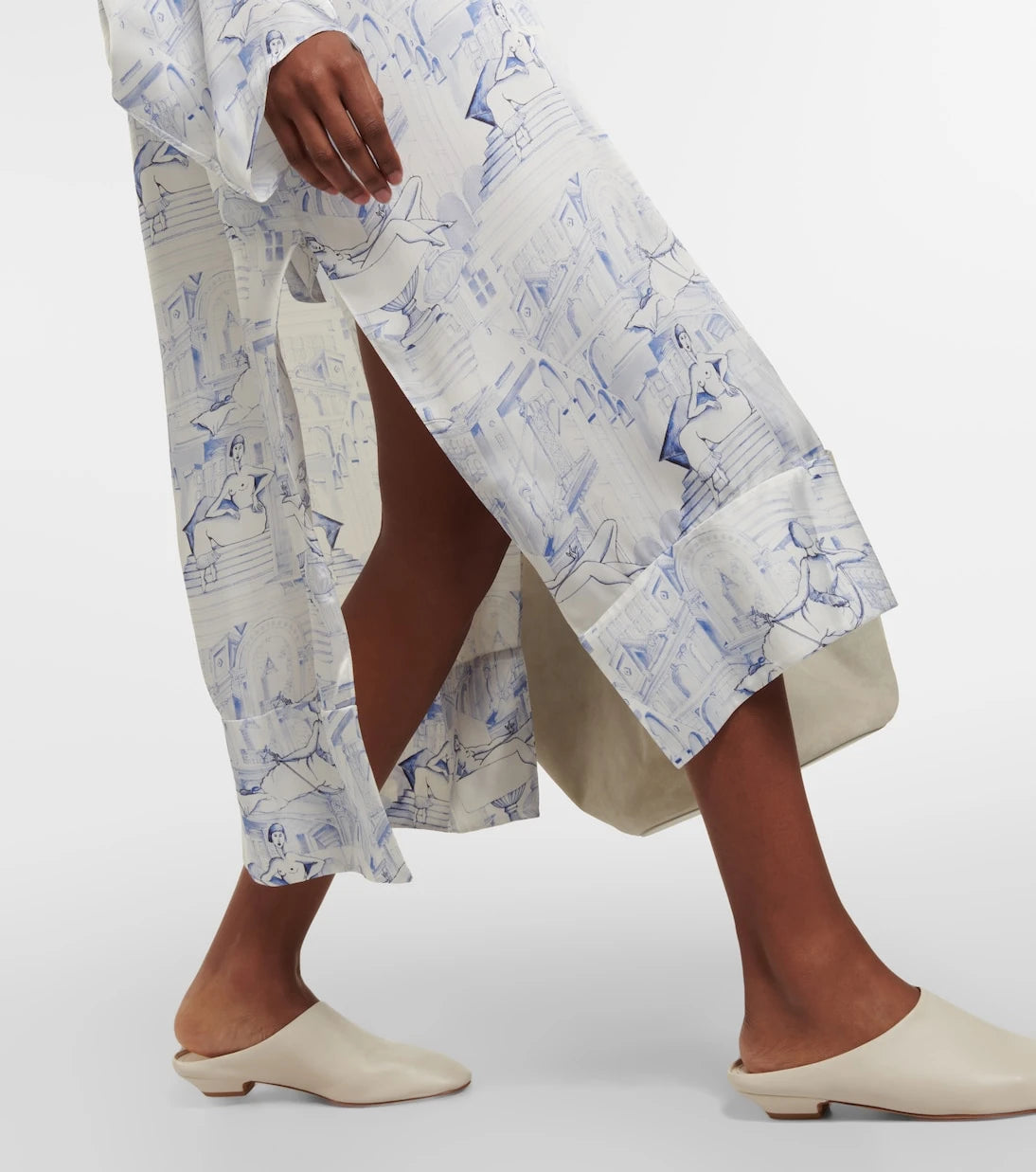 Khaite - Brom printed midi dress