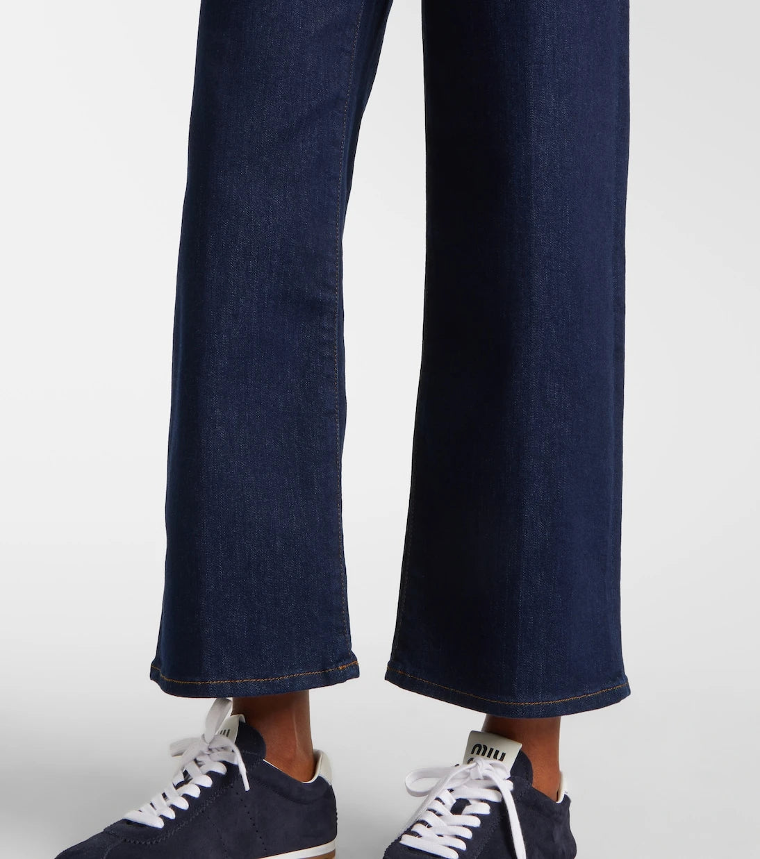 Frame - Le Slim Palazzo Crop wide-leg jeans