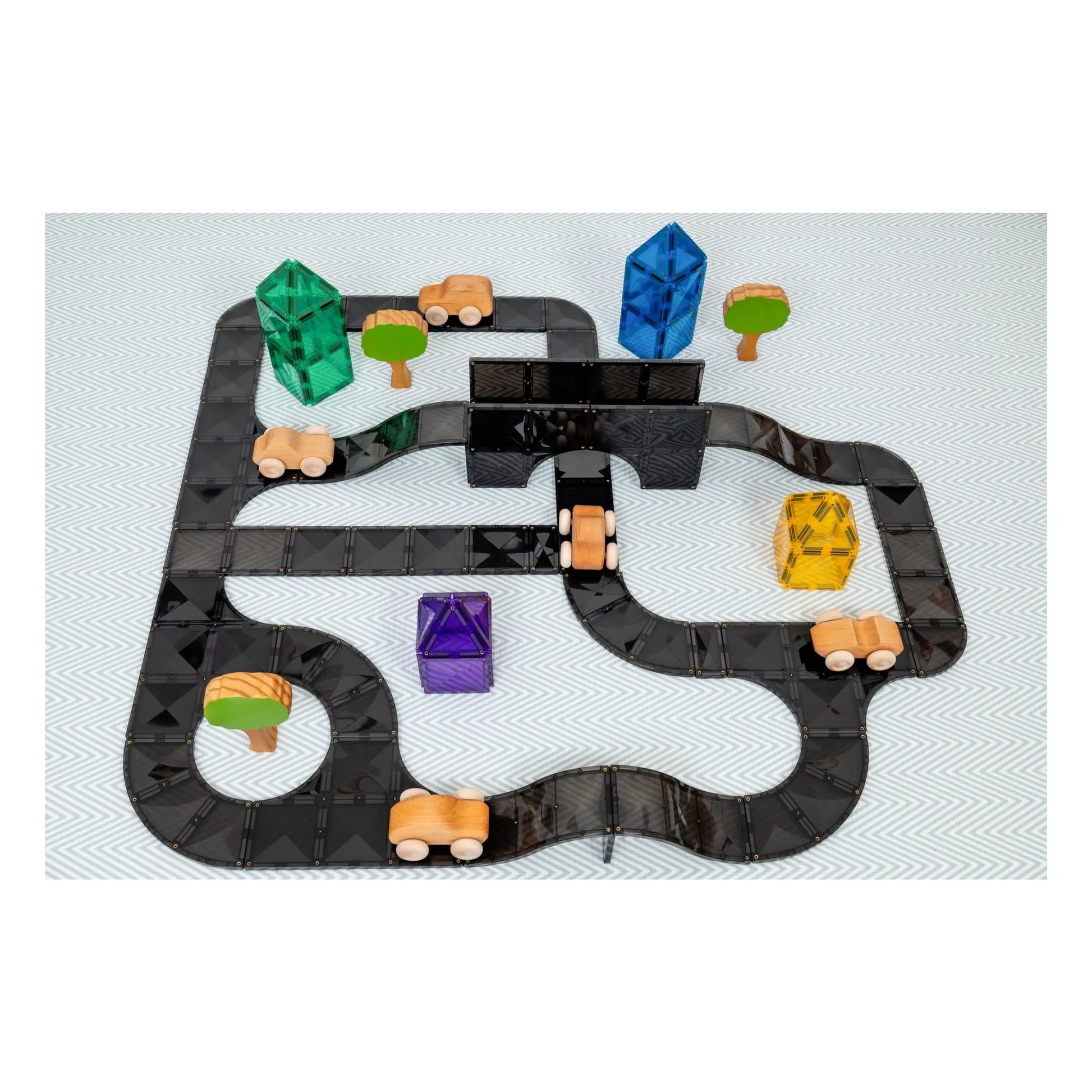 Connetix - Roads Creative pack - 48 pieces | Black