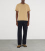 Burberry Cotton Check-Neckline T-Shirt