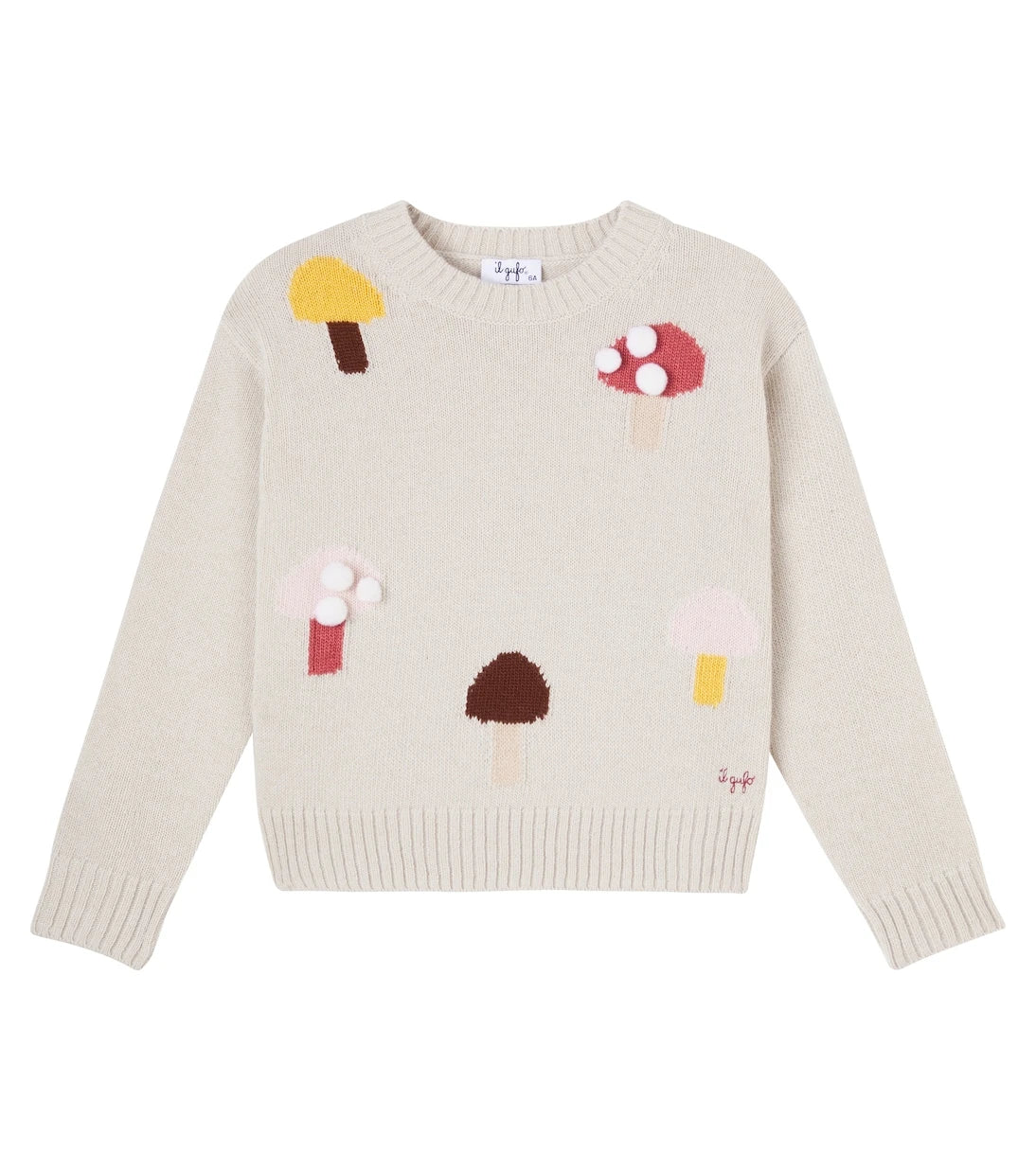 Il Gufo - Embroidered virgin wool sweater