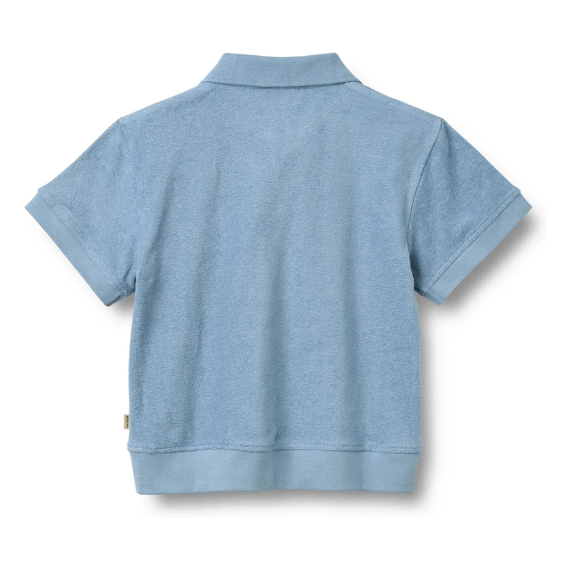 Wheat - Marlo organic cotton polo shirt | Light Blue