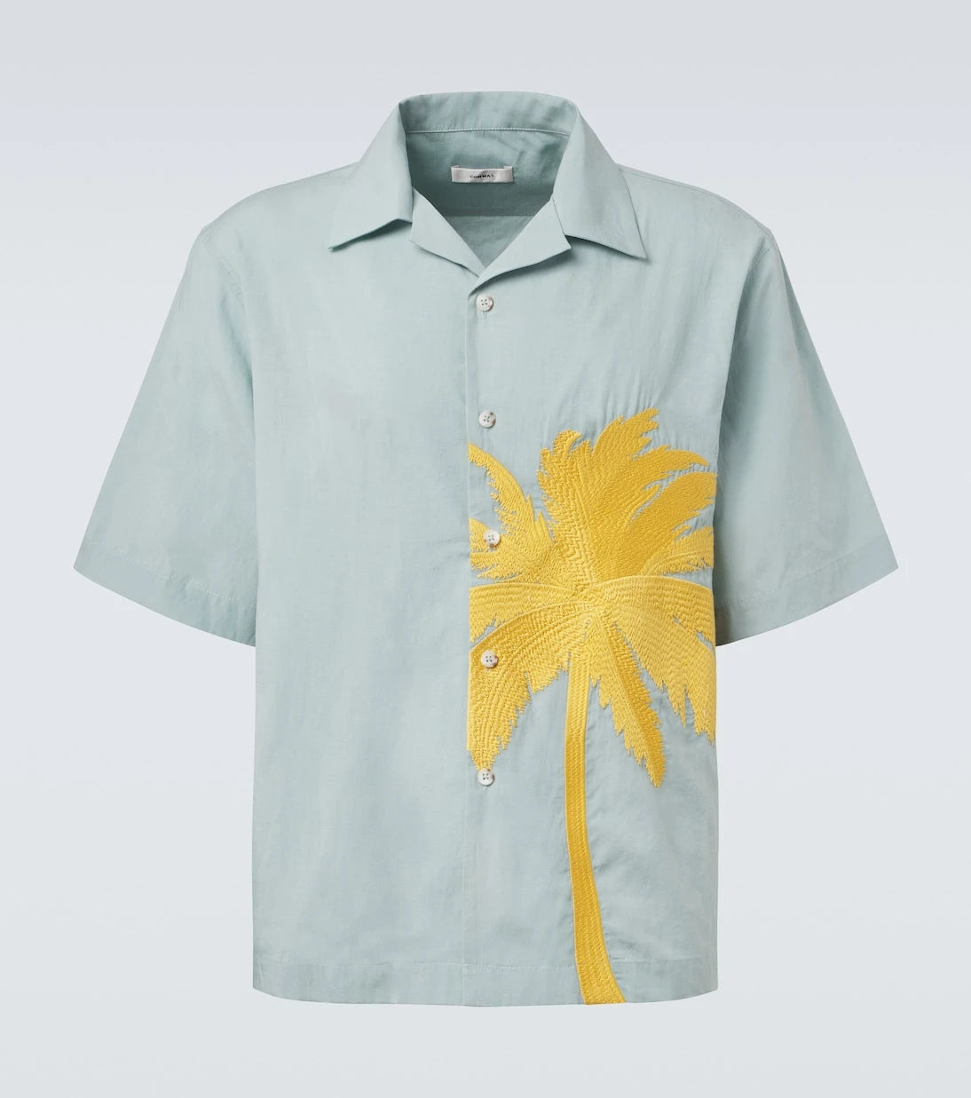 Commas - Embroidered bowling shirt