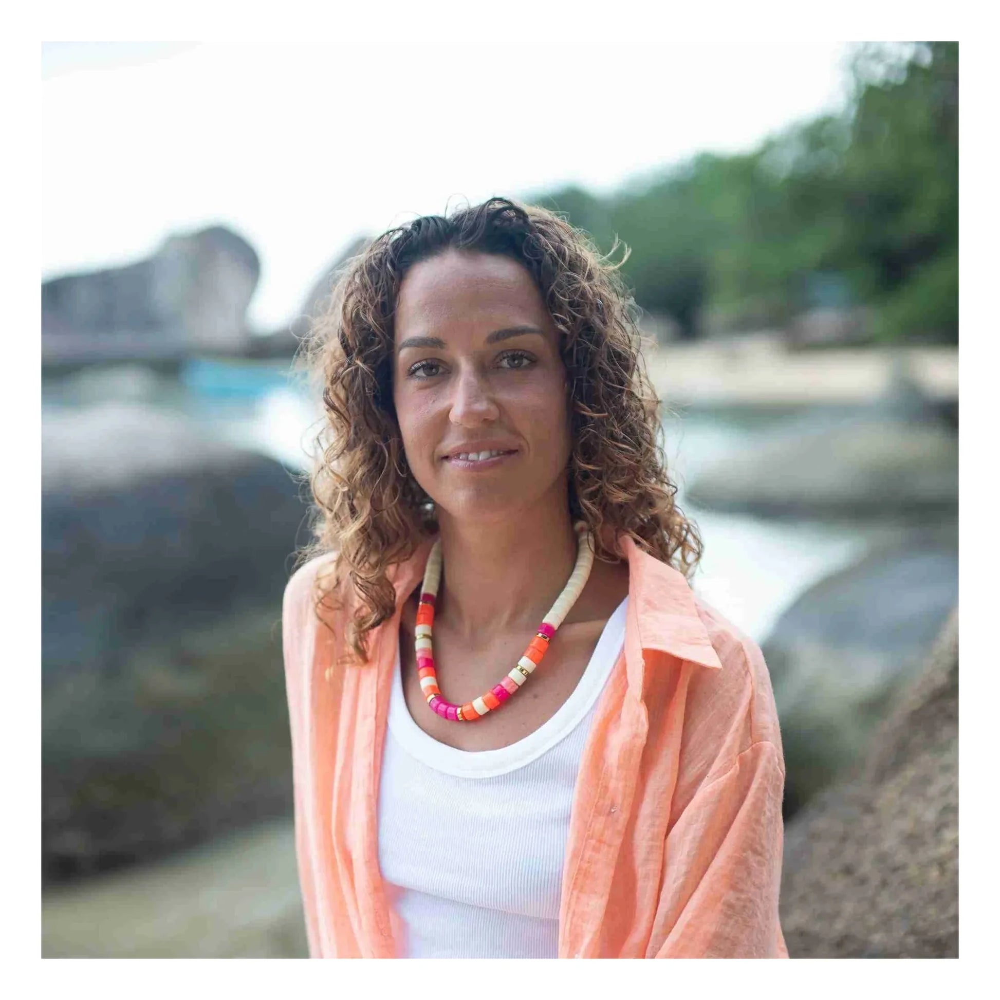 Parabaya - Praia Laranja Ivory necklace | Ivory