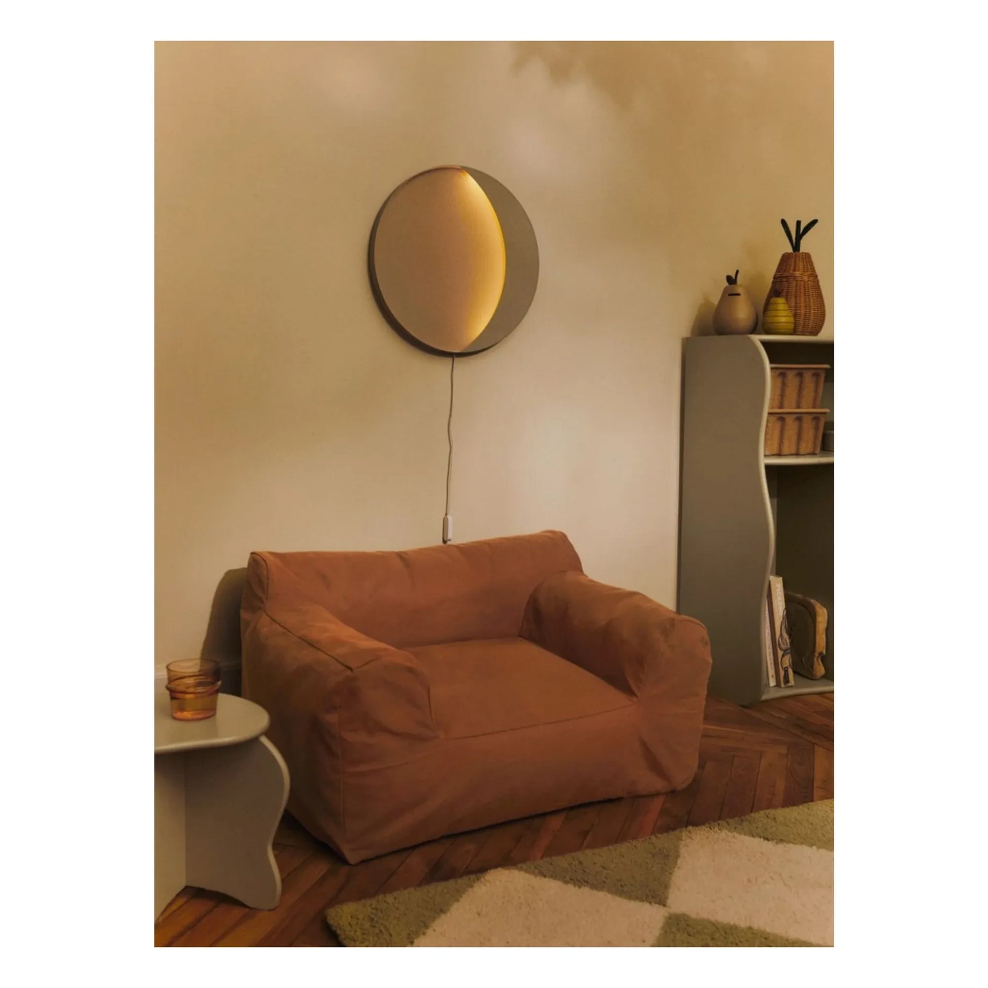 Ferm Living Kids - Billow pouffe | Ochre