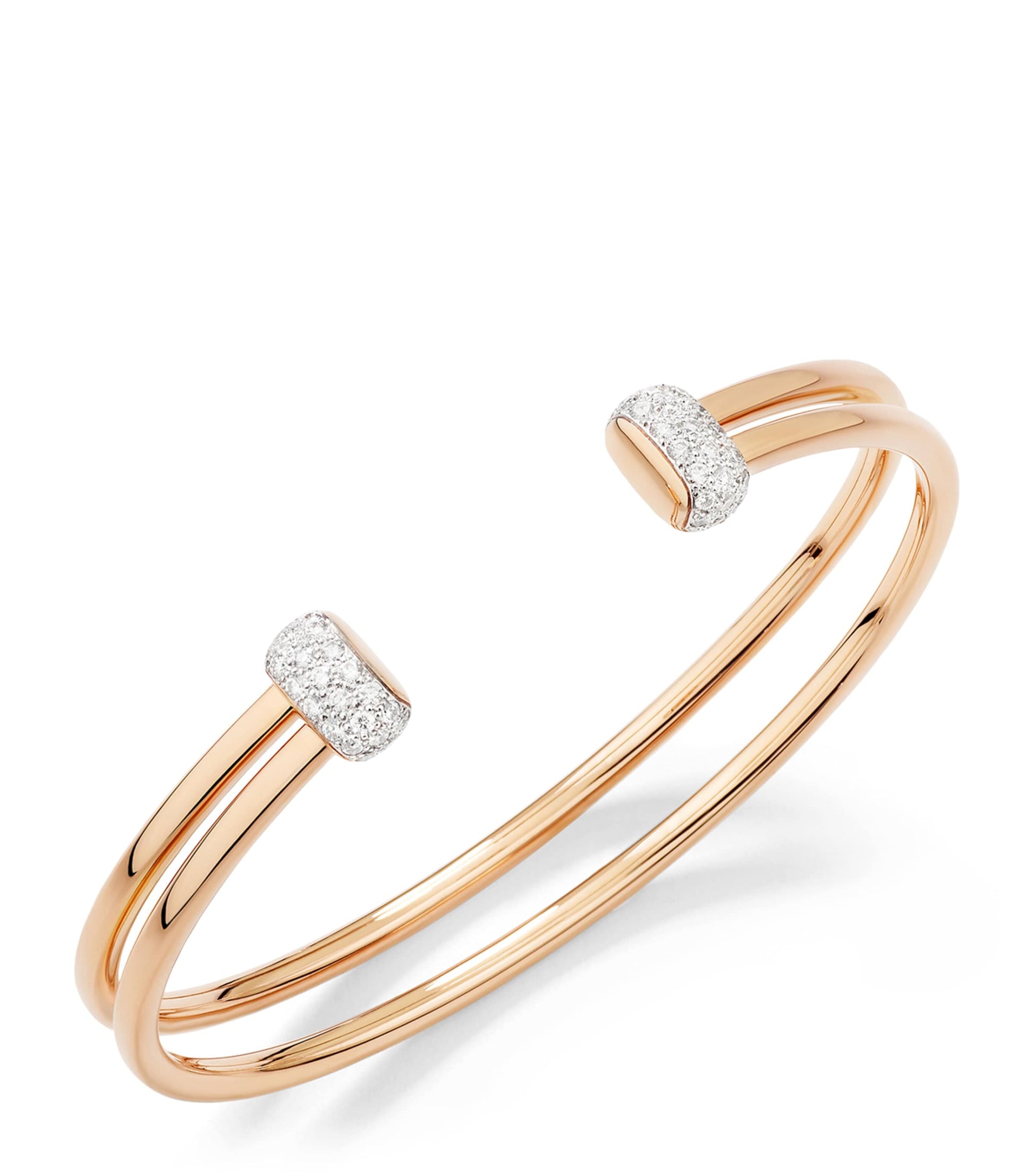 Rose Gold and Diamond Pomellato Together Bangle