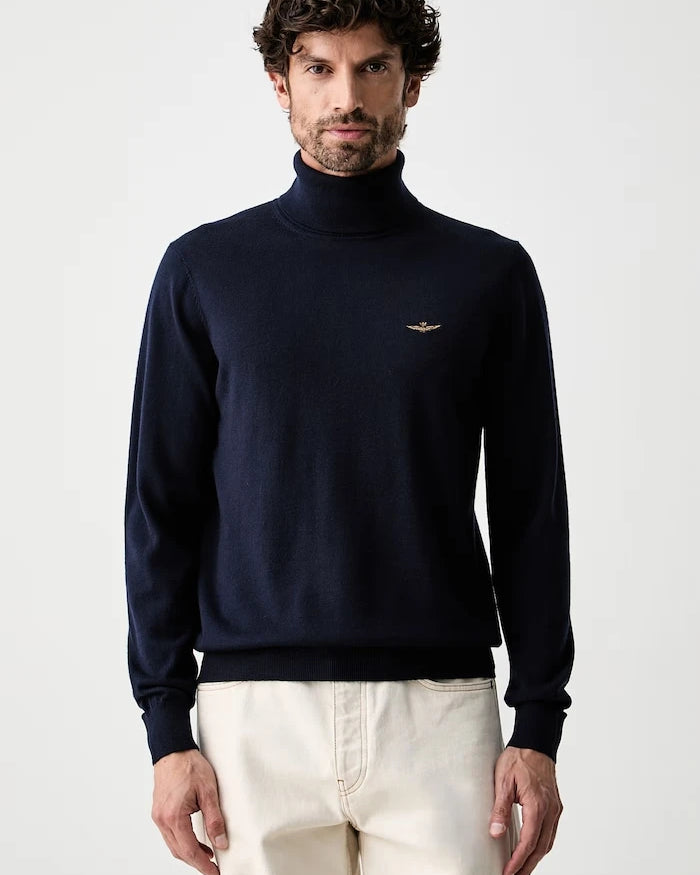 Aeronautica Militare erkek yünlü polo