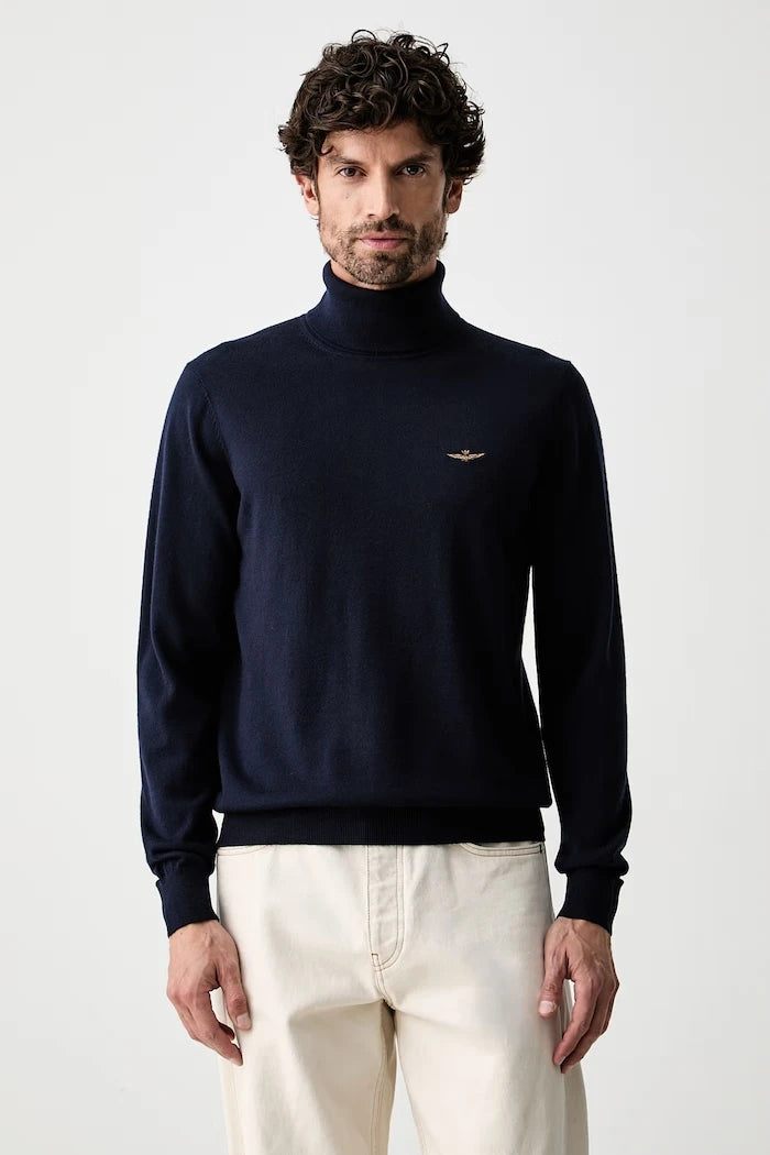 Aeronautica Militare erkek yünlü polo