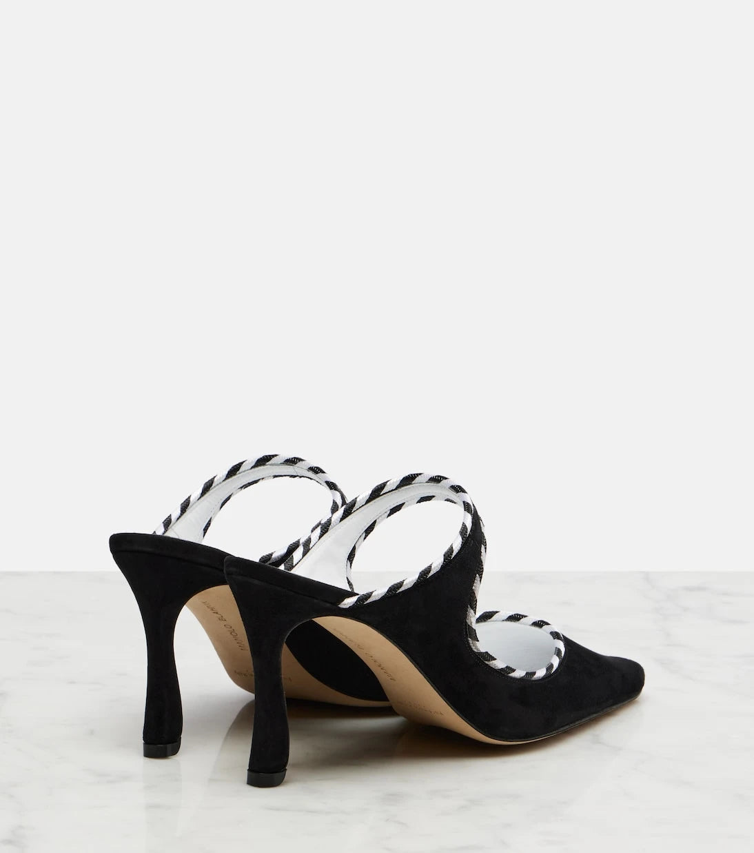 Manolo Blahnik - Pura suede mules