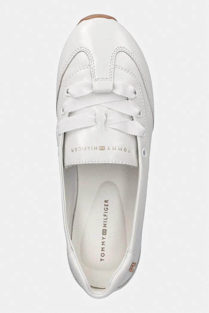 Tommy Hilfiger балеринки от кожа BELLA BALLET SNEAKER