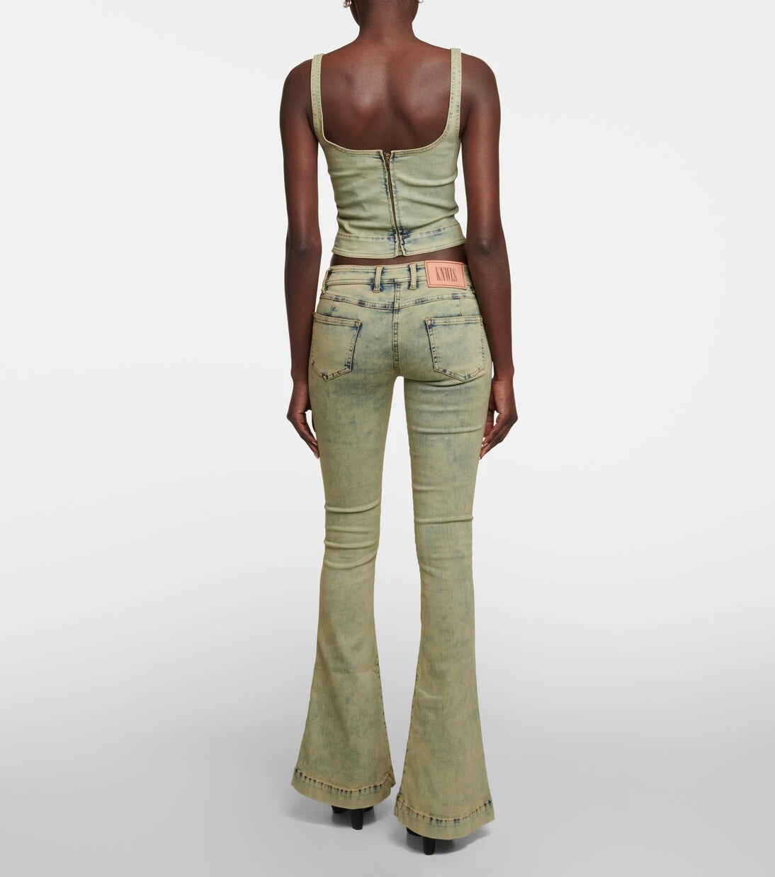 KNWLS - Harley denim crop top