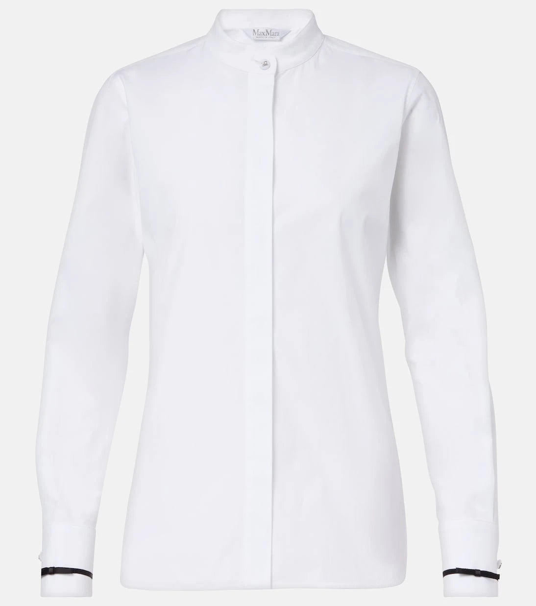 Max Mara - Otranto cotton-blend poplin shirt