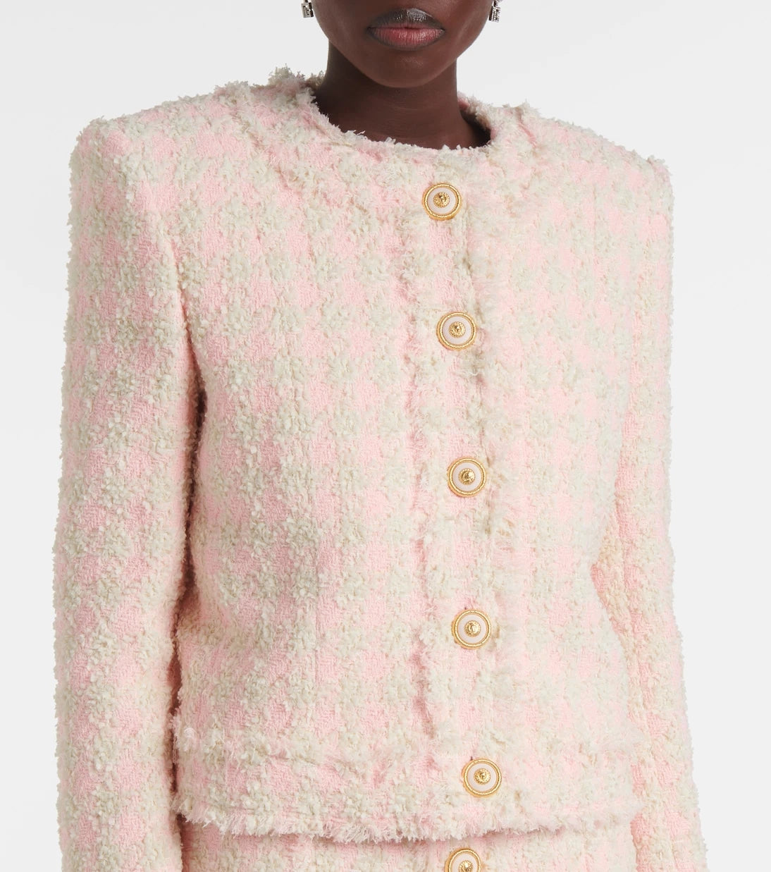 Balmain - سترة التويد