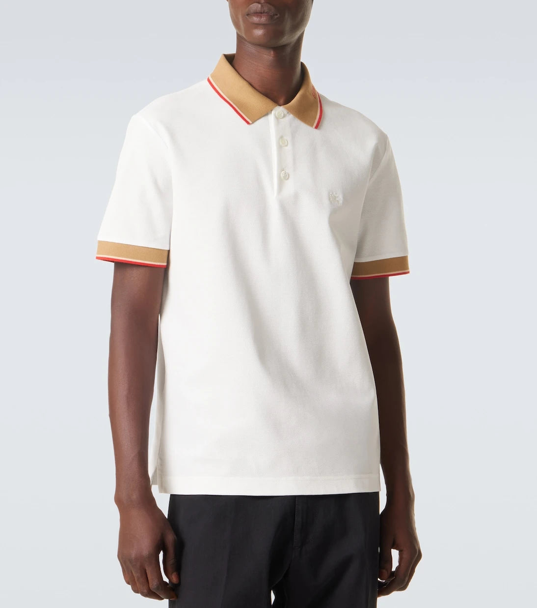 Burberry - Evan cotton polo shirt