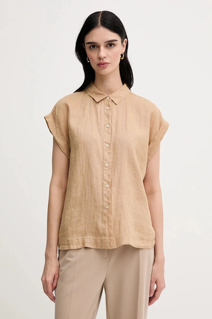 Ленена риза United Colors of Benetton