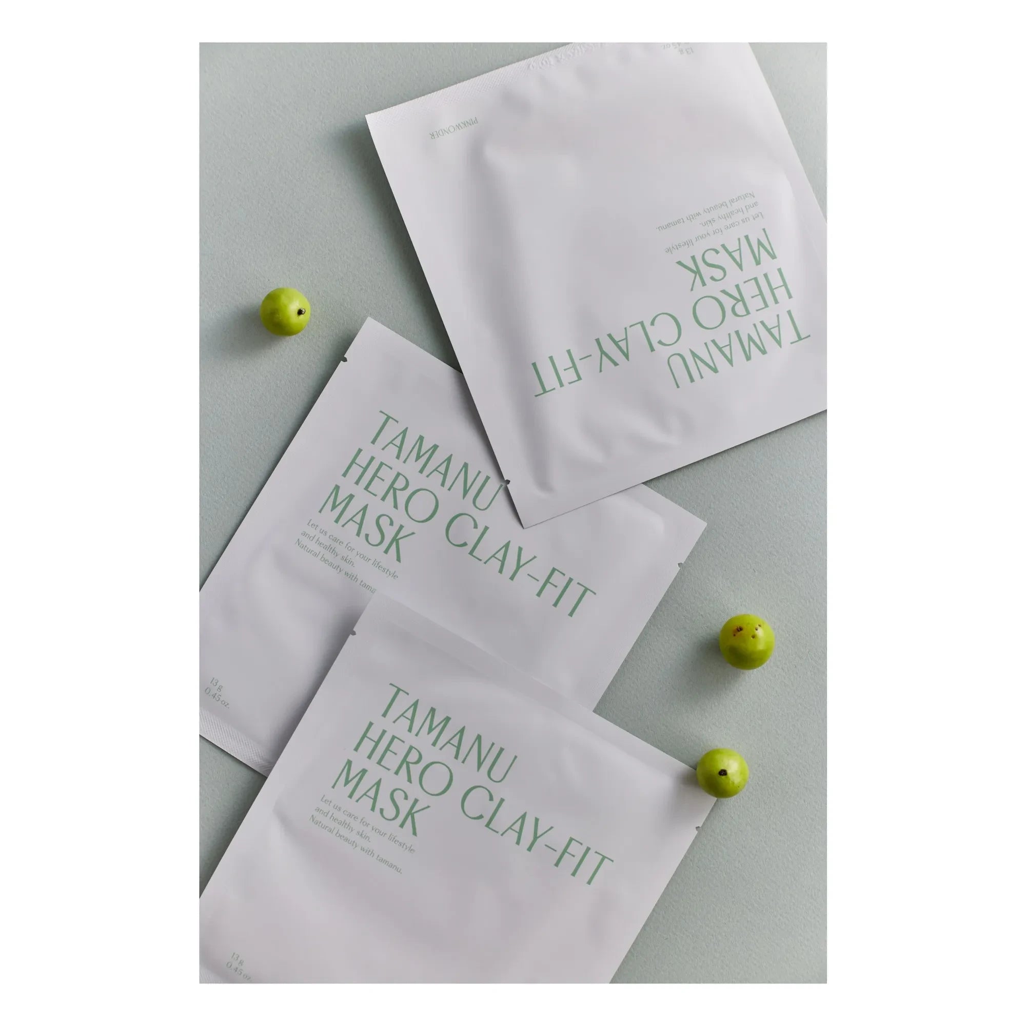 PINKWONDER - Tamanue Hero Clay fit Mask - Set of 3