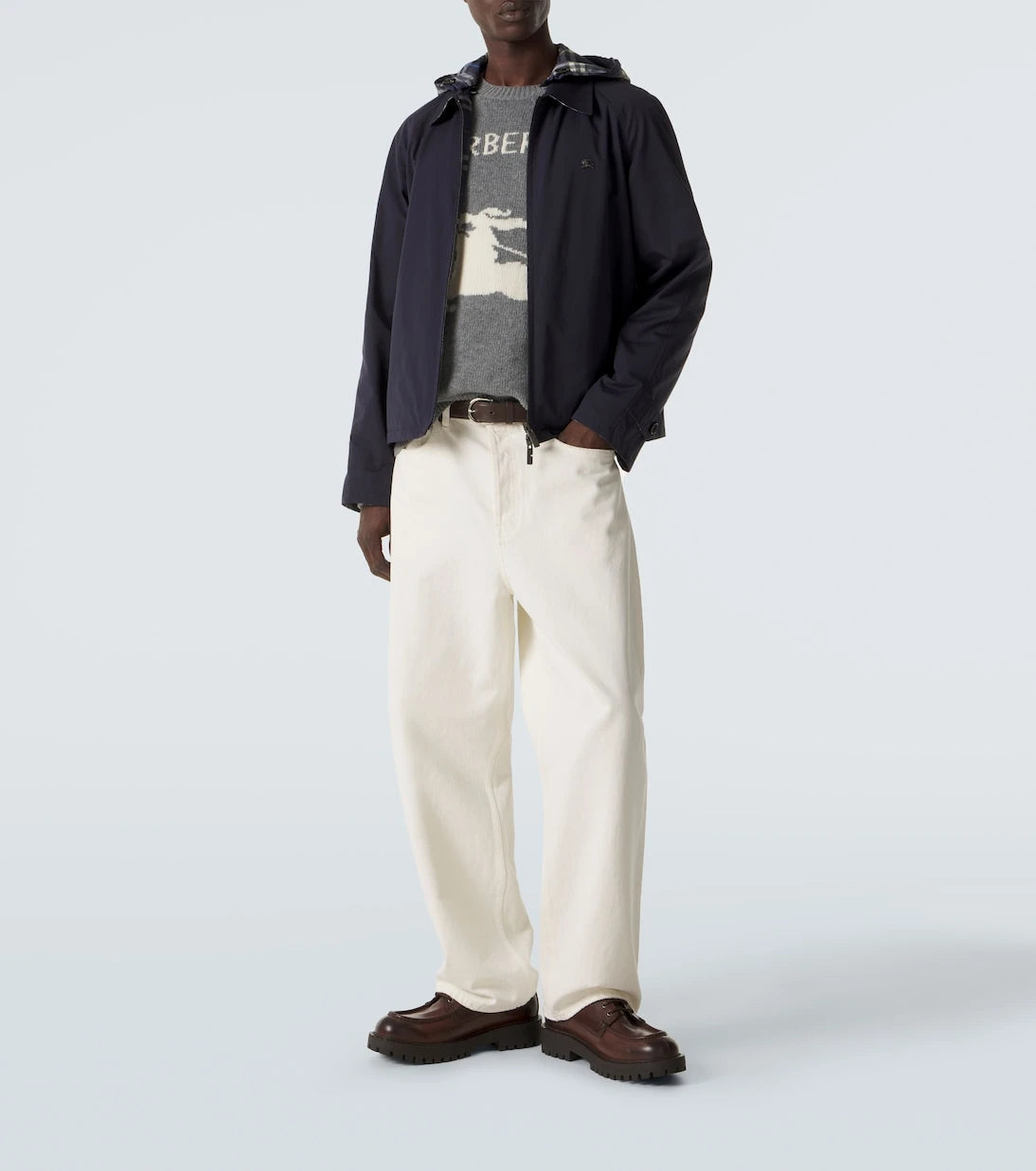 Burberry - Burberry Check cotton blouson jacket
