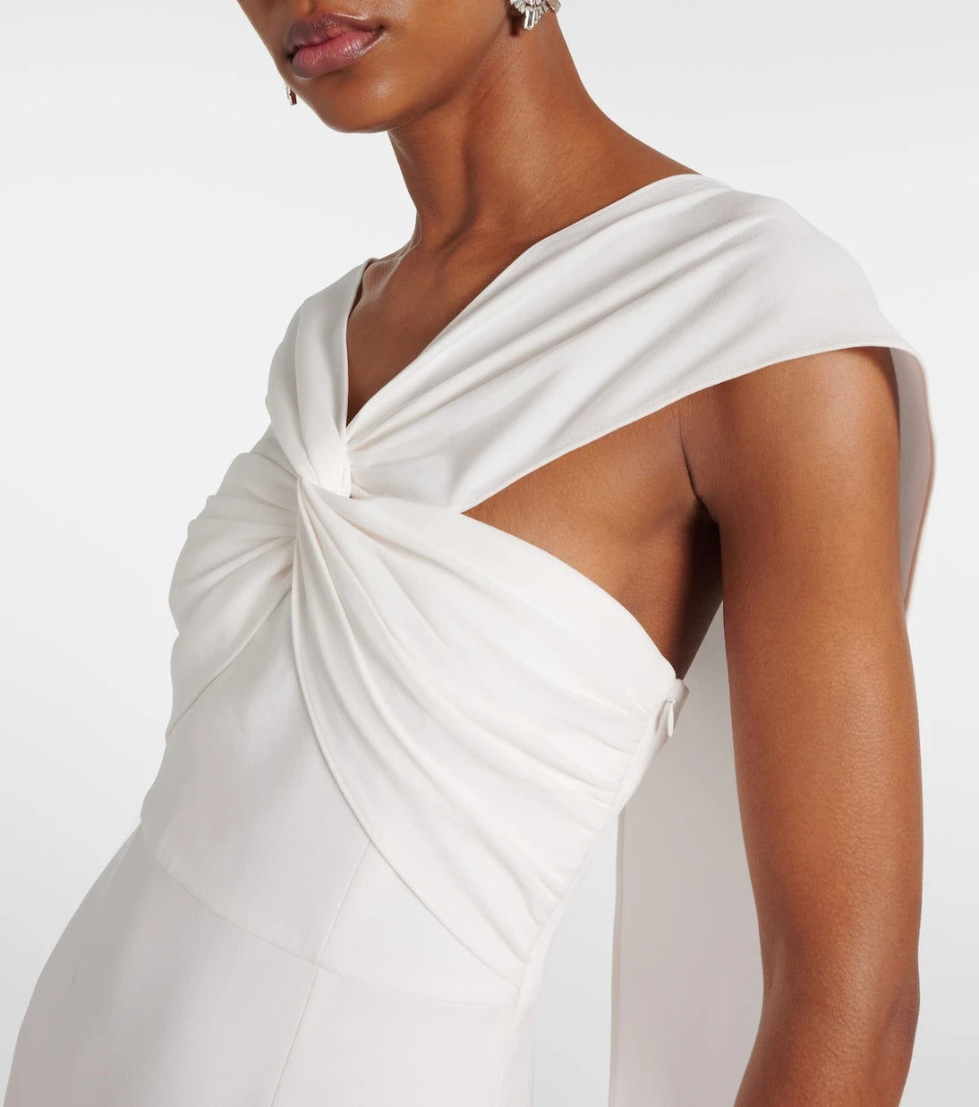 Roland Mouret - Bridal asymmetric cady gown