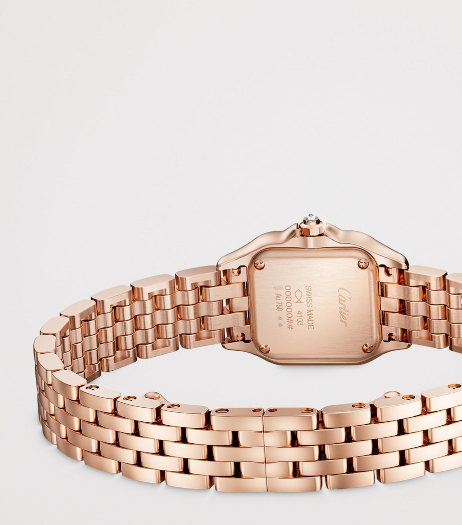 Rose Gold and Diamond Panthère de Cartier Watch 20mm