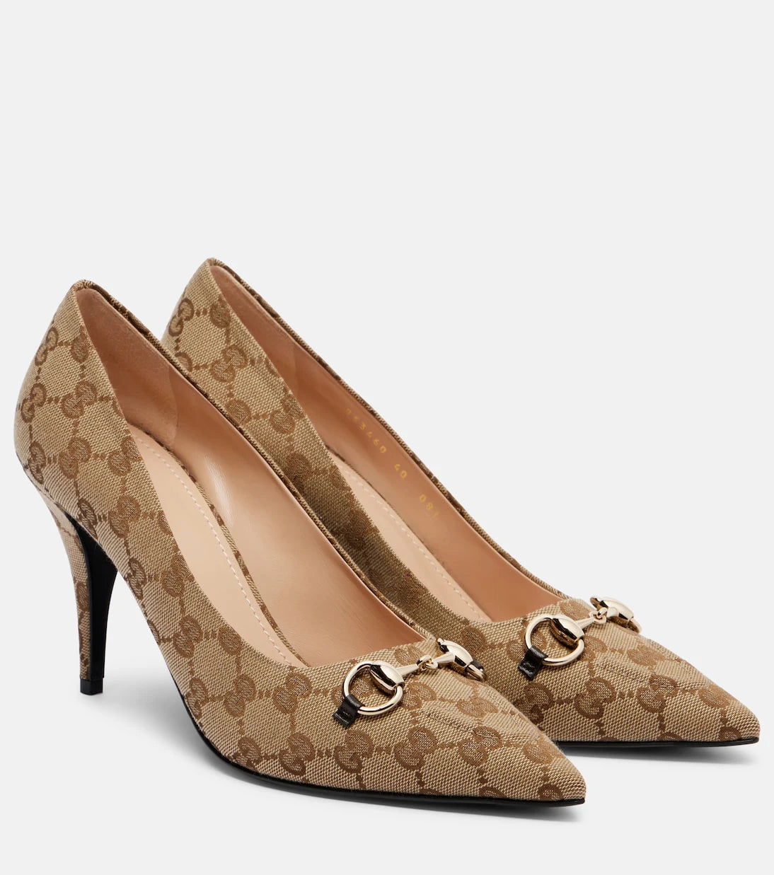 Gucci - Erin 85 canvas pumps