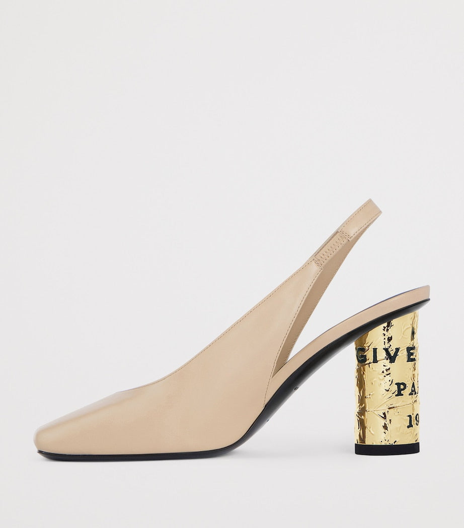 Givenchy Leather Slingback Heels 85