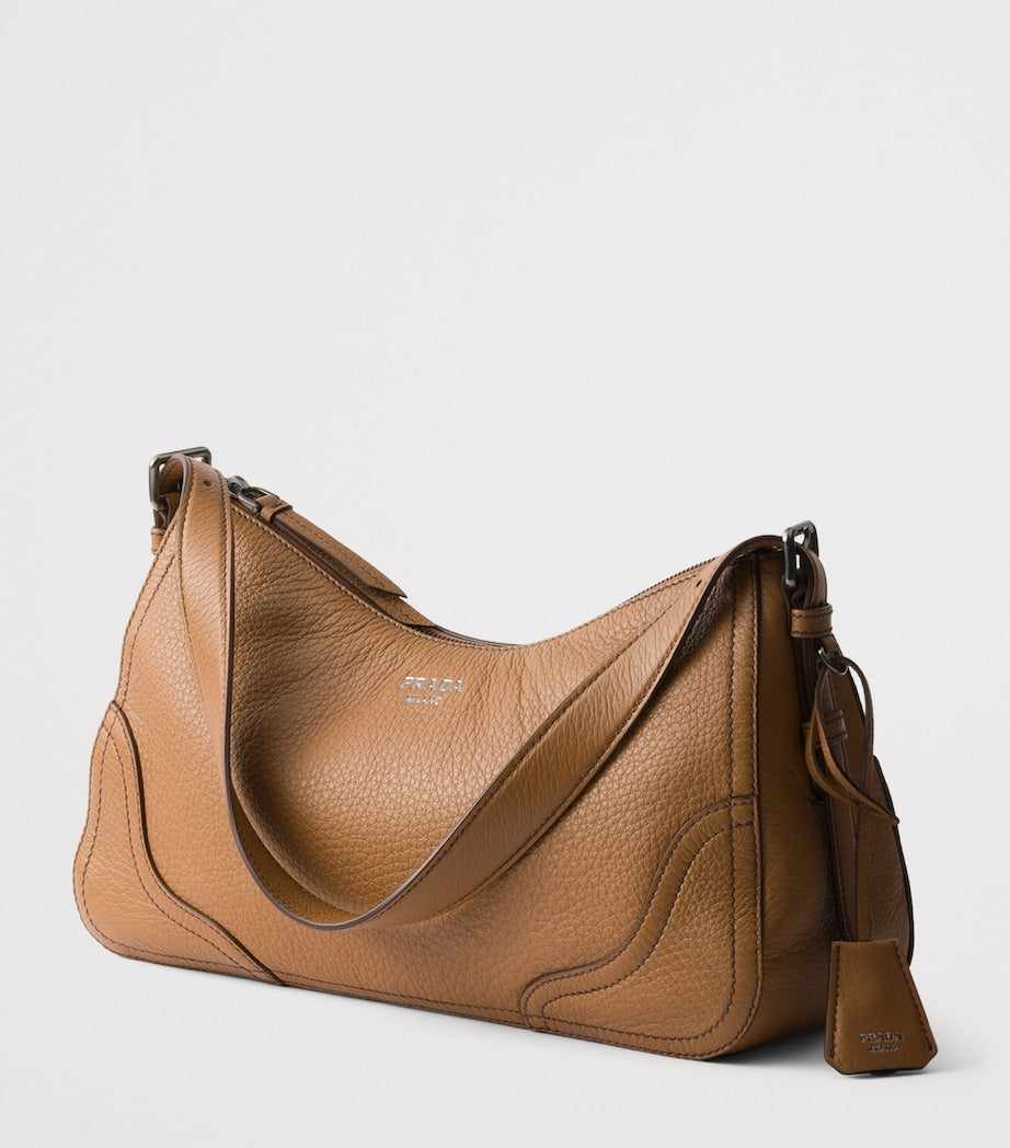 Prada Large Leather Aimèe Shoulder Bag