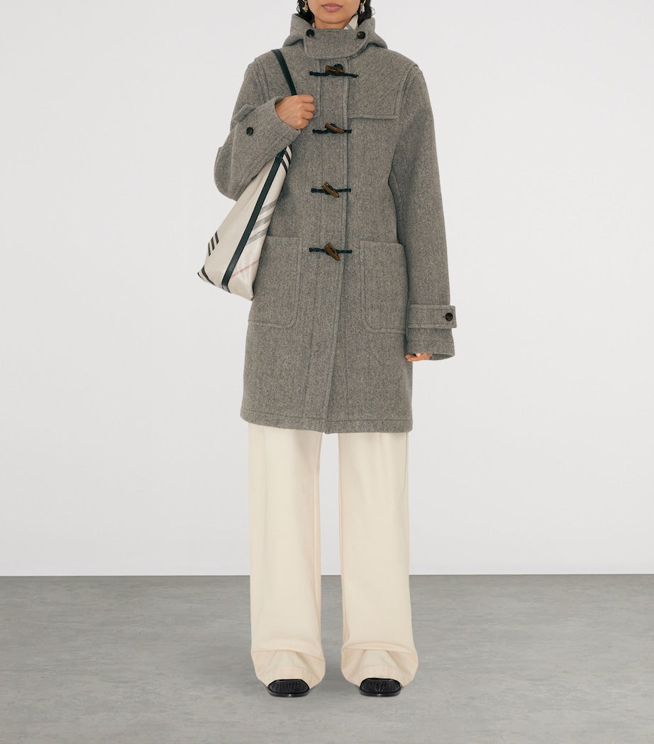 Burberry Wool Hooded Duffle Coat