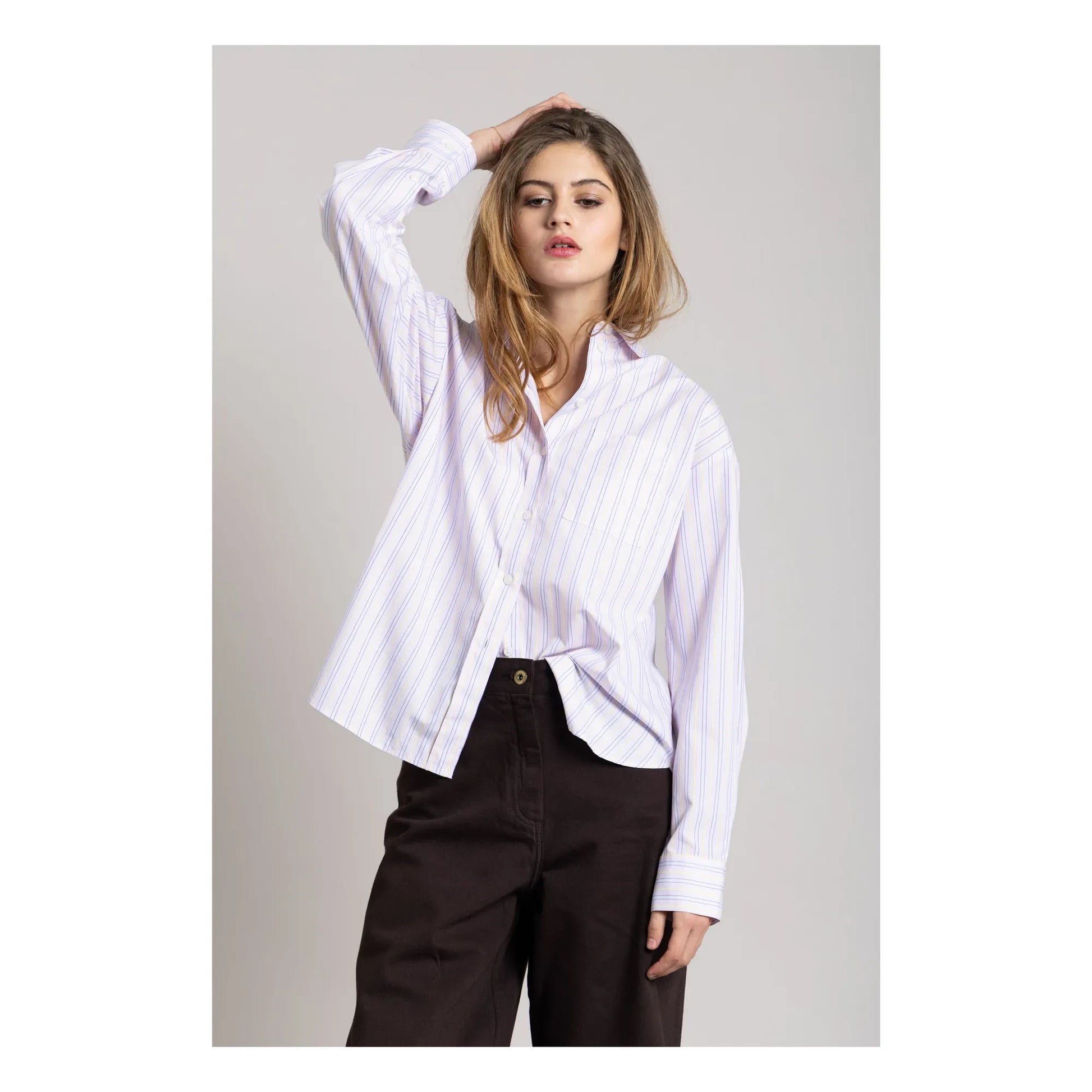 Smallable Woman - Kanel Striped Shirt | Lilac