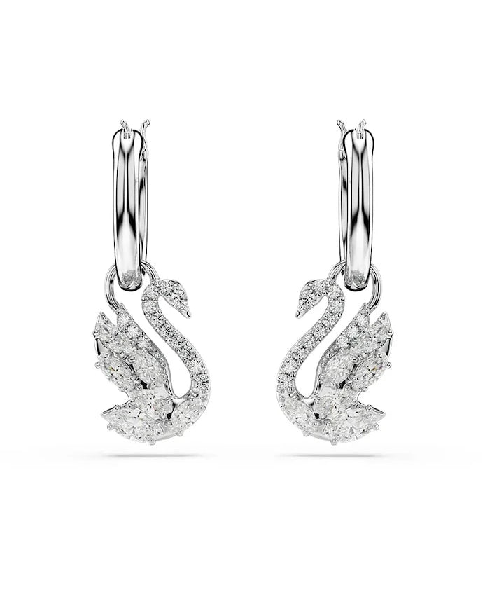 Swarovski metal kadın küpe, zirkonlu