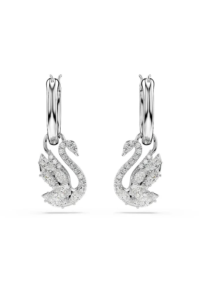 Swarovski metal kadın küpe, zirkonlu