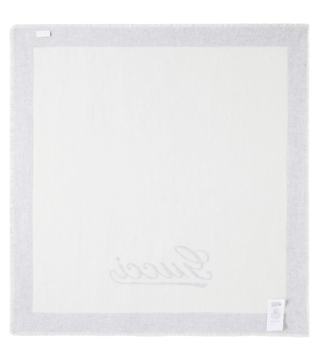 Gucci Kids - Baby Gucci Script jacquard cashmere blanket