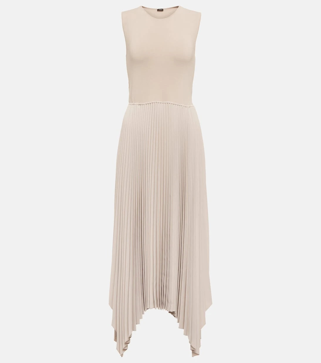 Joseph - Dera pleated crêpe midi dress