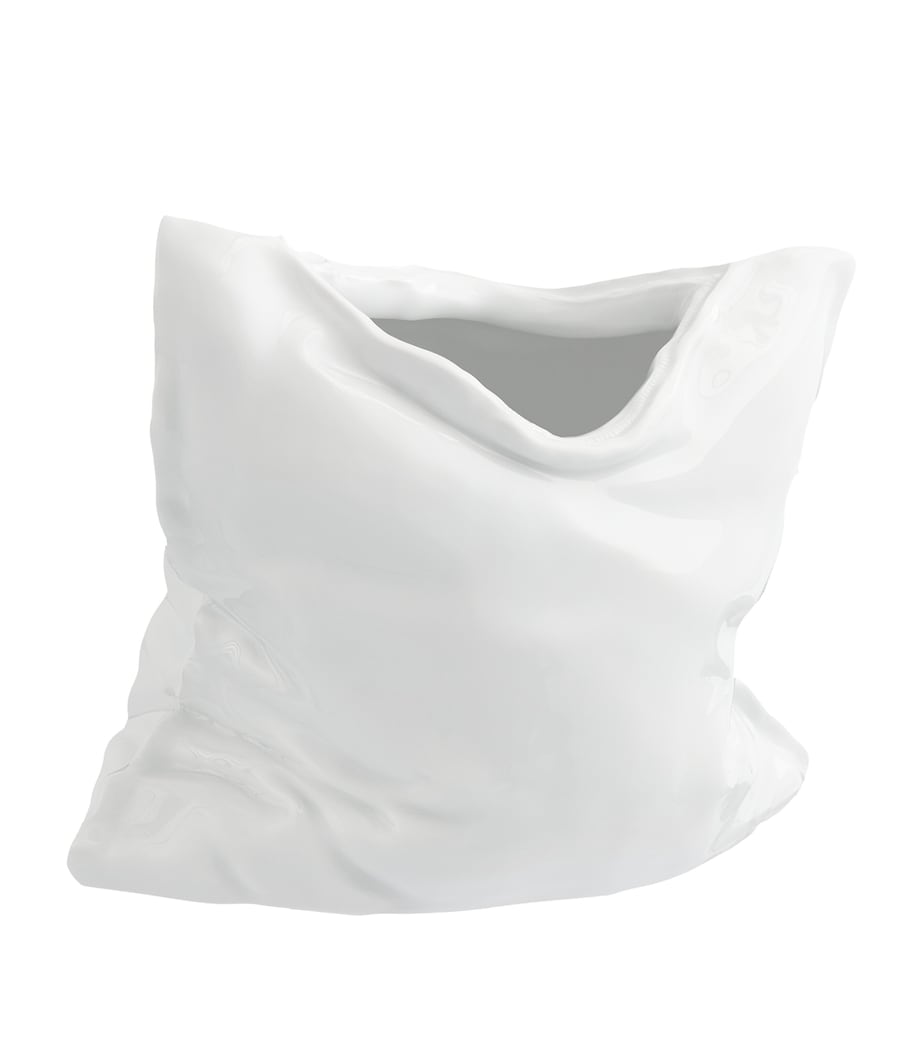 Meissen Porcelain Cushion Vase (18cm)