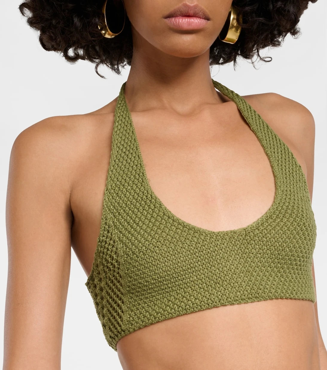 Bananhot - Mari halterneck knit bra top