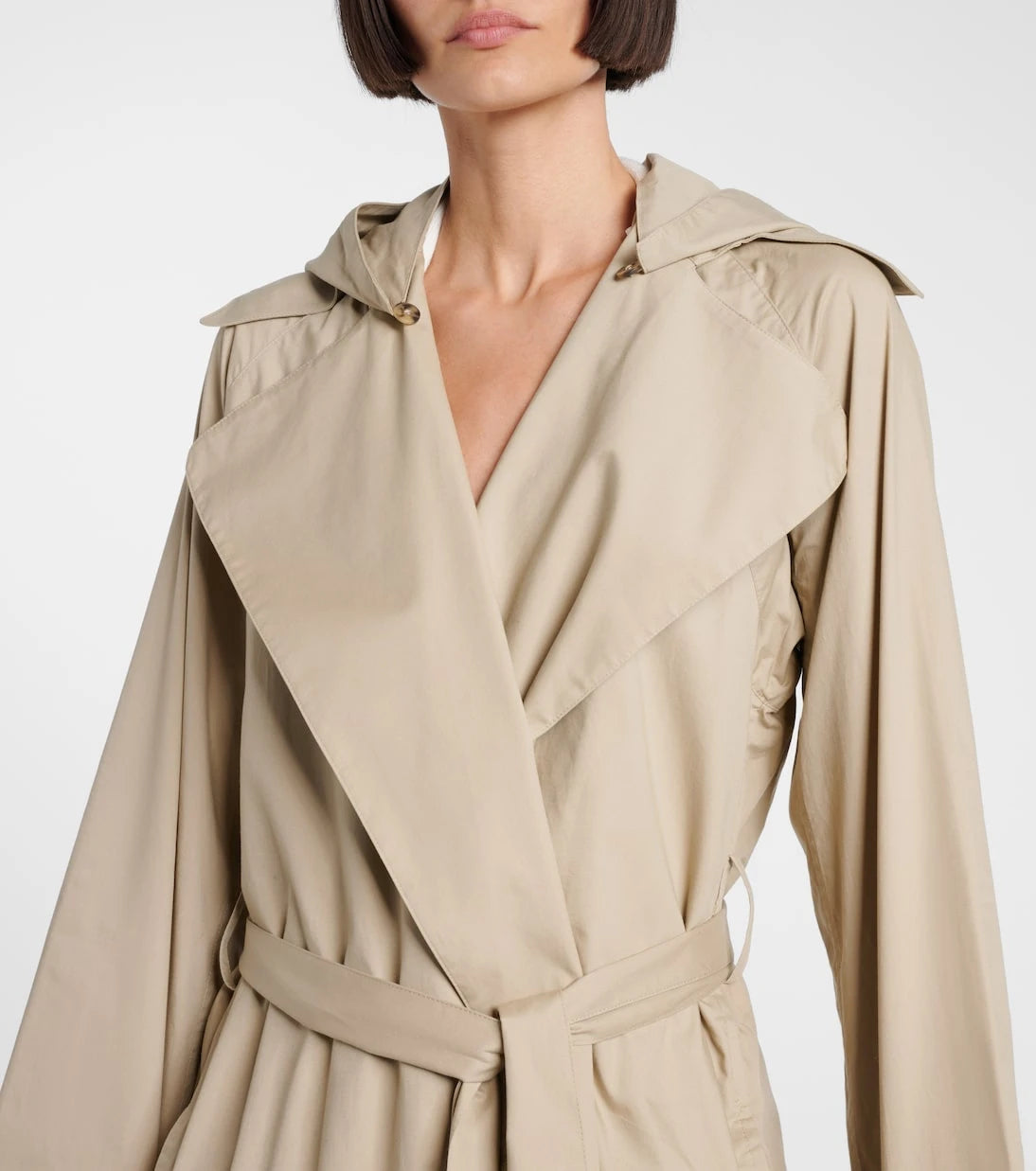 Aya Muse - Cotton gabardine trench coat