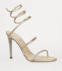 René Caovilla Gold Embellished Cleo II Heeled Sandals 105