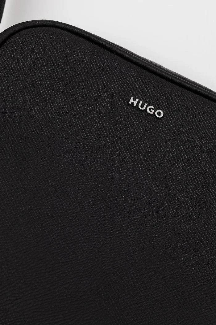 HUGO erkek deri omuz çantası GO-BAG NS