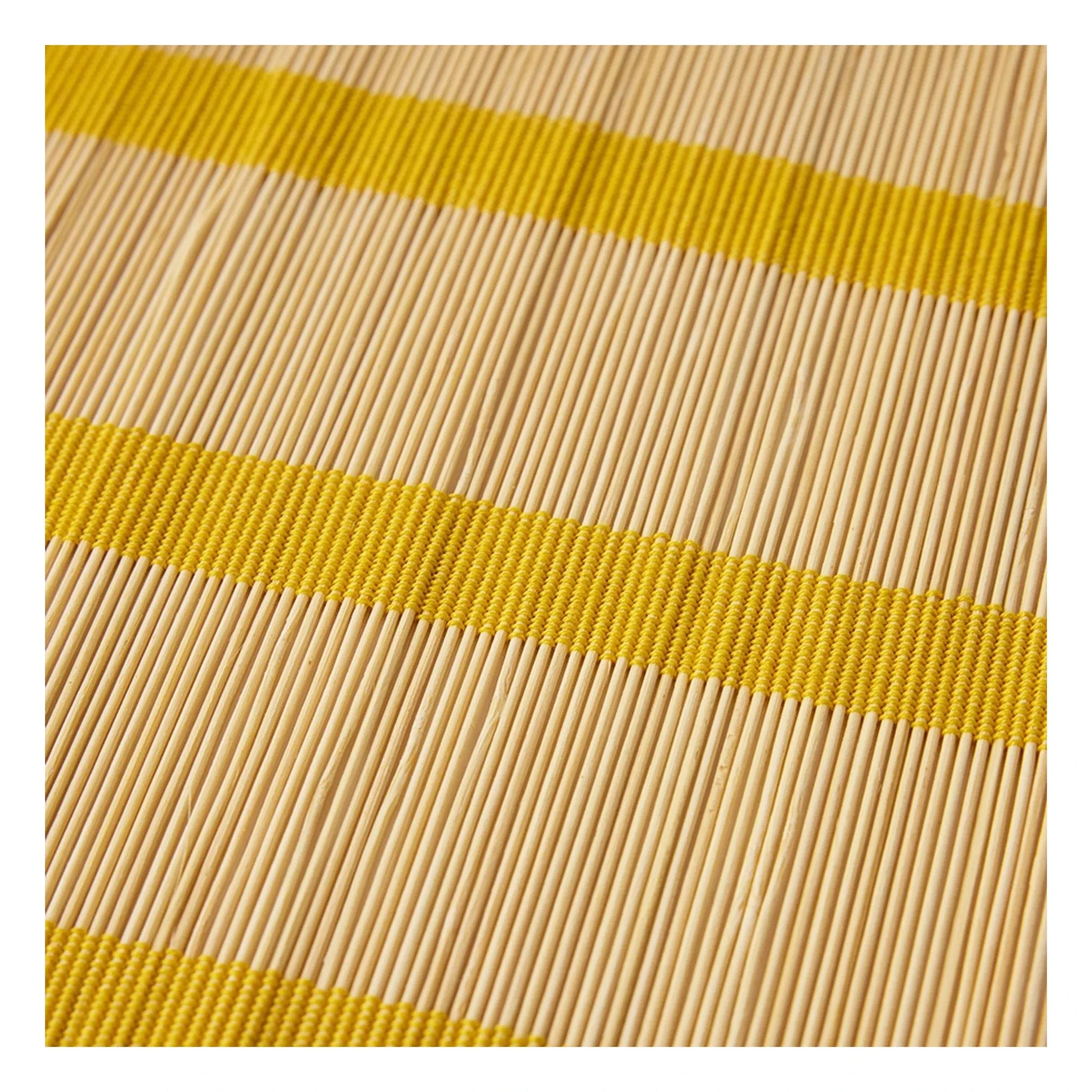 HKliving - Bamboo placemat | Lemon yellow