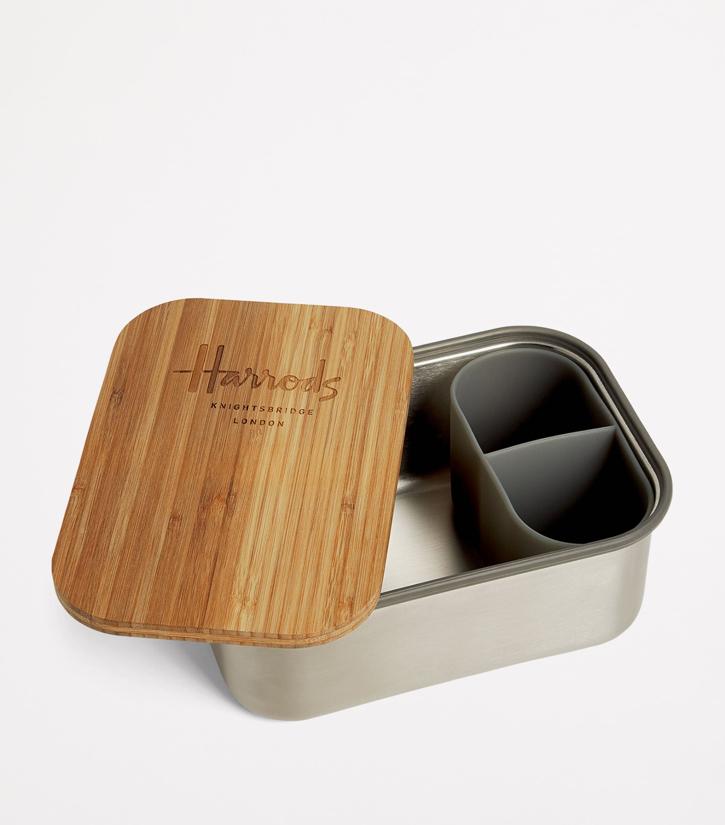 Bamboo-Lid Lunch Box