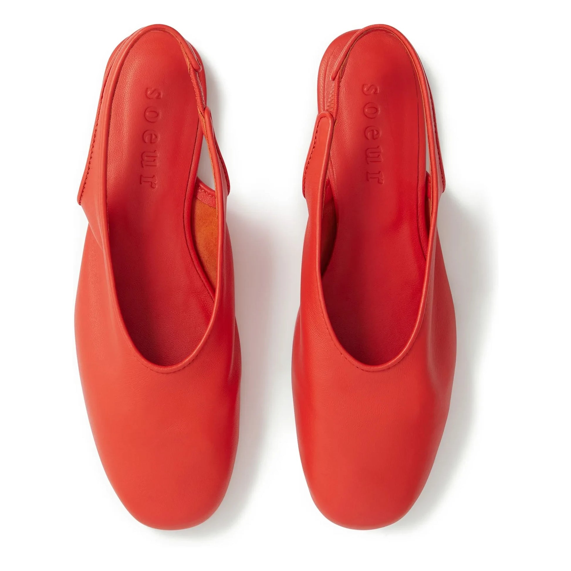 Soeur - Ballerinas Emmett Leather | Red