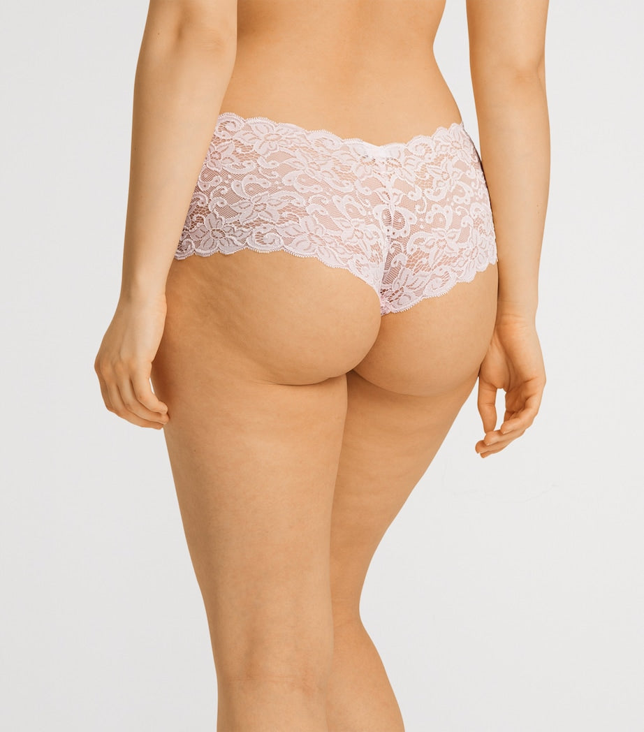 Moments Lace Boy Shorts HONEYDEW