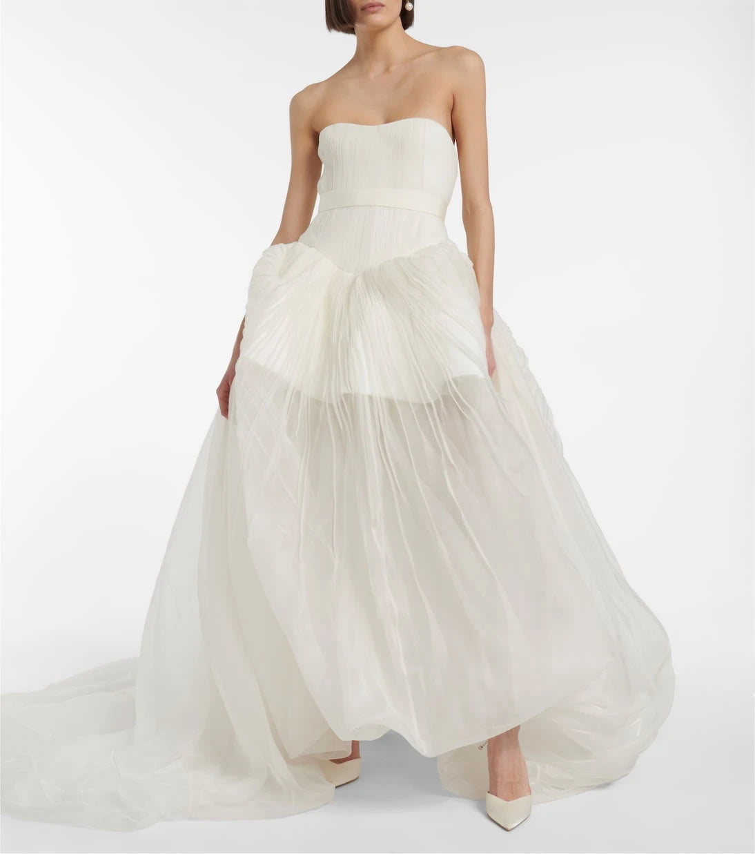 Danielle Frankel - Bridal Emory silk organza gown