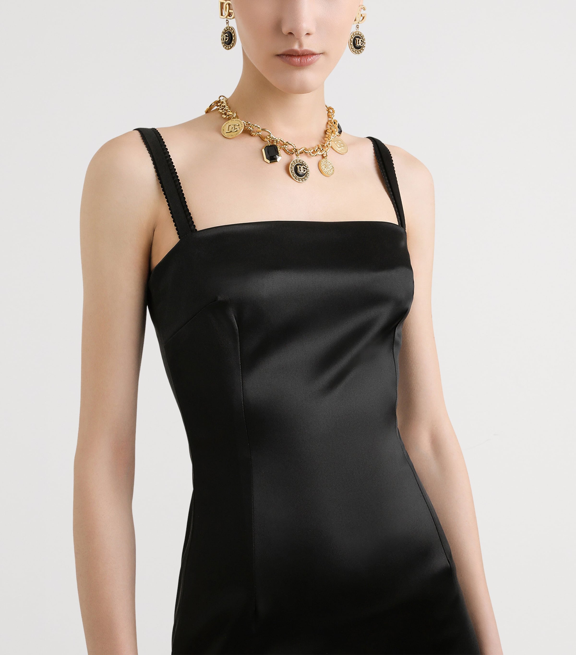 Multi Satin Mini Dress