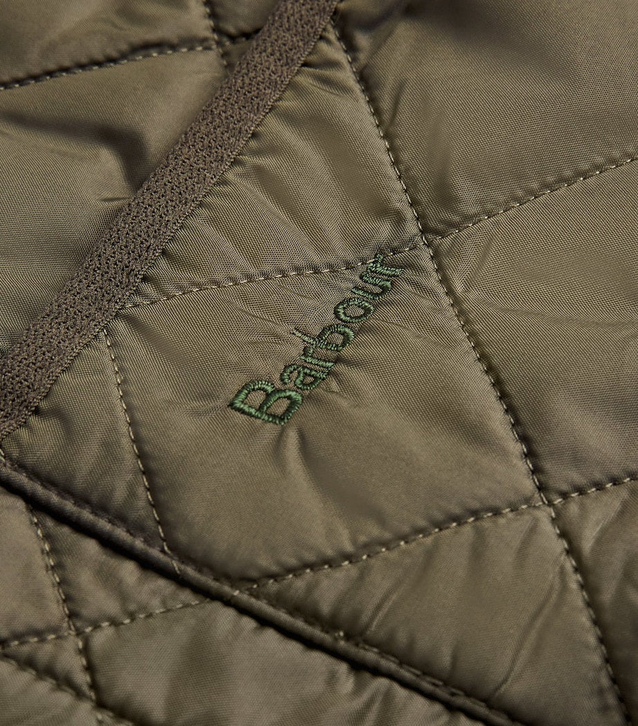 Barbour Green Quilted Zip-In Liner Gilet