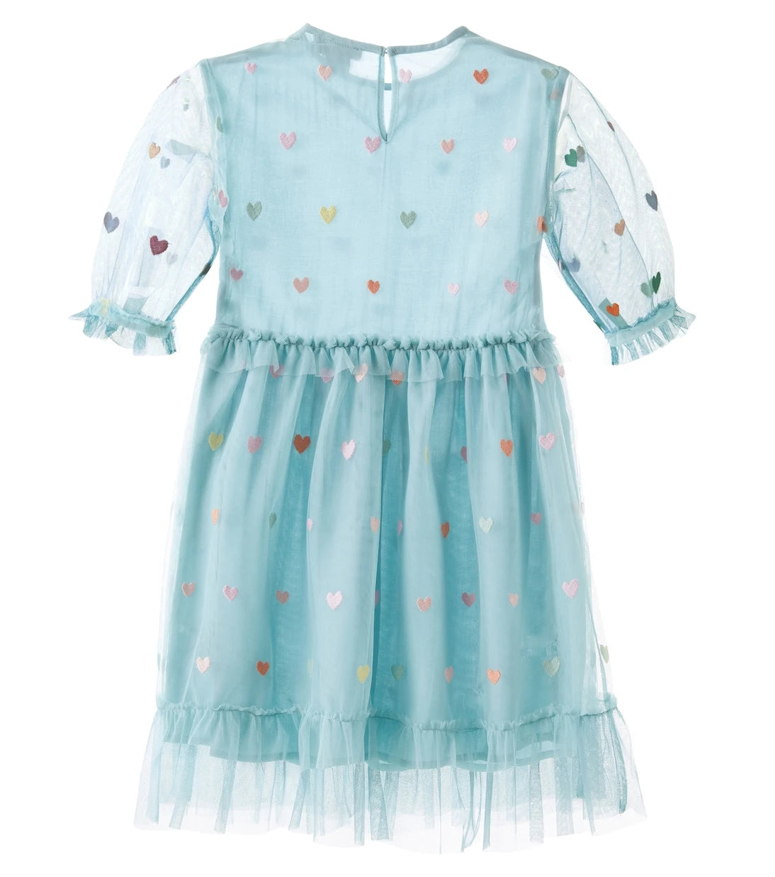 Stella McCartney Kids - Embroidered tulle dress