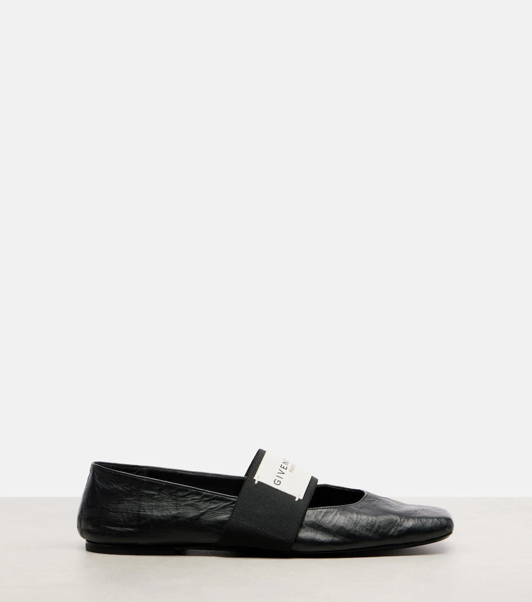 Givenchy - Sliced Square leather ballet flats