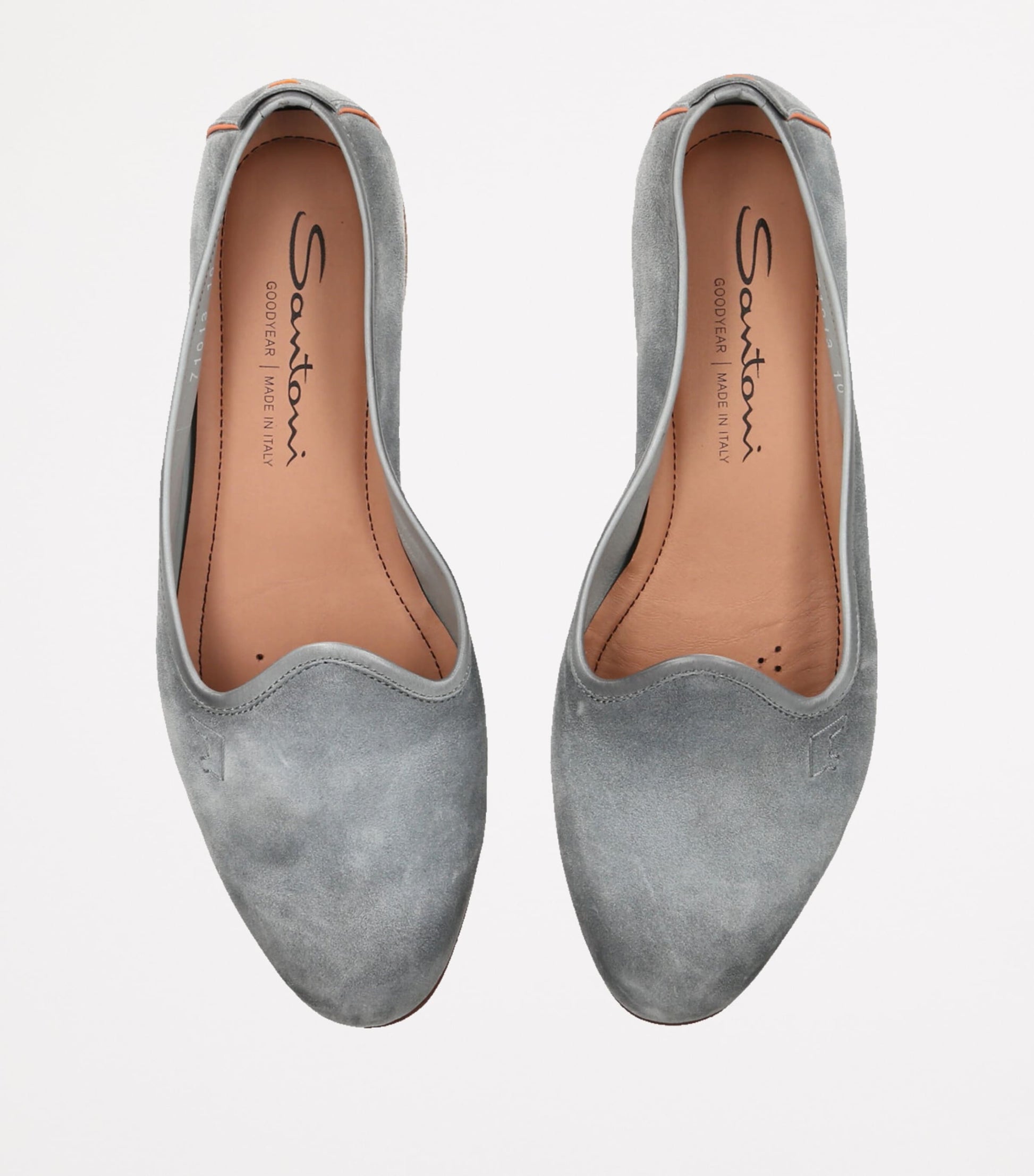 Blue Suede Andrea Loafers