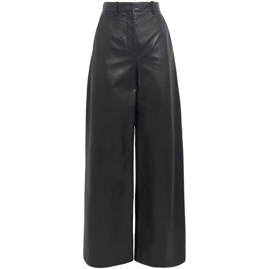 Leather Alana Wide-Leg Trousers